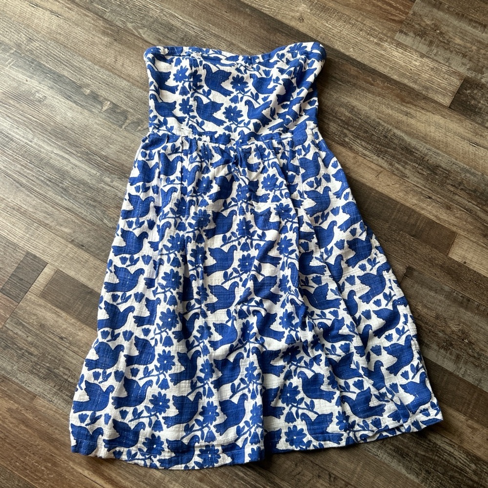 Old Navy Blue and White Dress